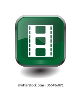 Vector illustration of isolated film