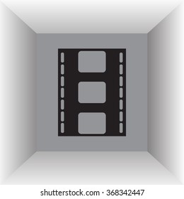 Vector illustration of isolated film
