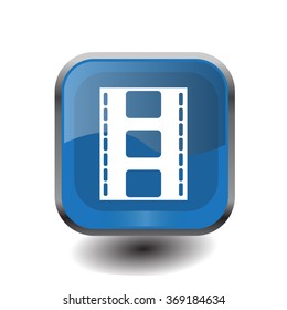 Vector illustration of isolated film