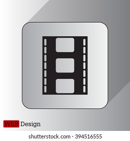 Vector illustration of isolated film