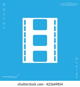 Vector illustration of isolated film