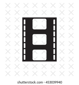 Vector illustration of isolated film