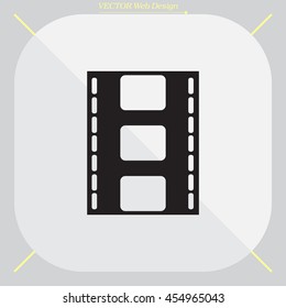 Vector illustration of isolated film