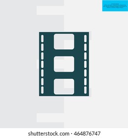 Vector illustration of isolated film