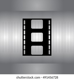 Vector illustration of isolated film