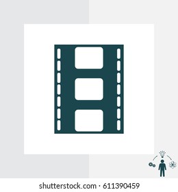 Vector illustration of isolated film