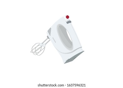 Vector illustration of isolated kitchen blender mixer food grinder