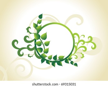 ilustración vectorial del marco de concepto de naturaleza aislada