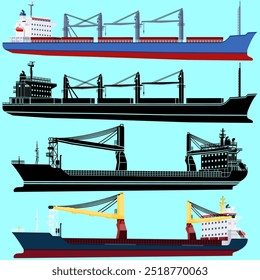 Ilustración vectorial aislada en un fondo azul
