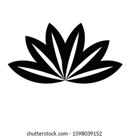 Vector illustration, isolated on a white. Leaves.