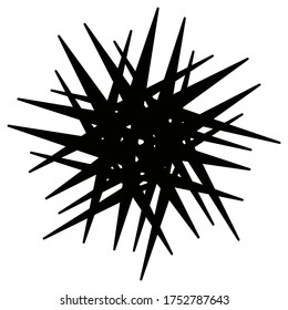 Vector illustration. Isolated on white background. Freehand drawing. Black paint. Dirty artistic design elements, boxes, frames.