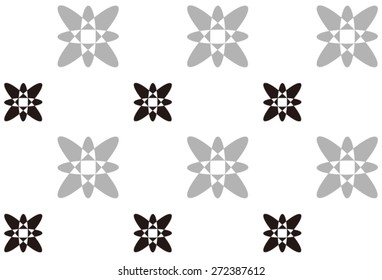 Vector Illustration isolated on white background. Vector pattern. Can be used for web page backgrounds.