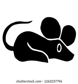 Vector Illustration of Isolated Outline Rat Animal for Graphic Design, Template, Background, Icon, and More.