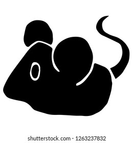 Vector Illustration of Isolated Outline Rat Animal for Graphic Design, Template, Background, Icon, and More.