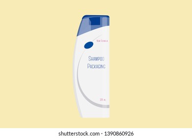 Vector Illustration Isolated of a Packaging products Hair Care design, shampoo bottle templates