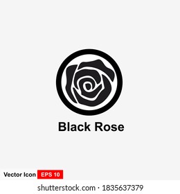 Ilustración vectorial de rosa aislado sobre un fondo blanco usado para logos, revistas, libros, afiches, portadas de menús, páginas web.