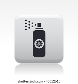 Vector illustration of isolated spray icon