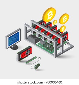 Ethereum Mining Rig Images Stock Photos Vectors Shutterstock