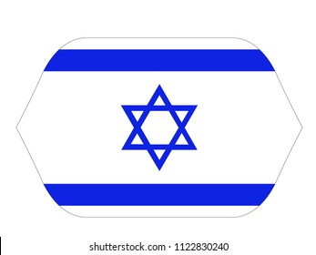 vector illustration of Israel flag 