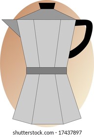 Vector Illustration - Italian Espresso Maker