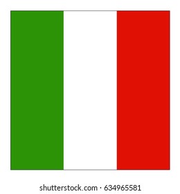 vector illustration of Italian flag