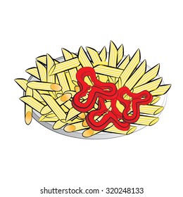 Vector illustration - italian pasta