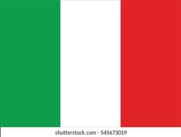 vector illustration of Italy flag