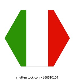 vector illustration of Italy flag