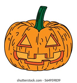 Vector Illustration - Jack O'Lantern