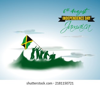 Vector illustration for Jamaica Independence Day