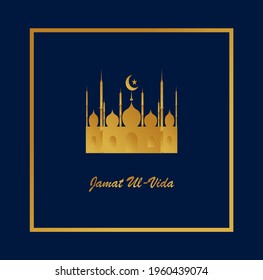 Vector Illustration of Jamat Ul-Vida , last Friday in the month of Ramadan