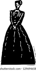 Vector illustration of Jane Eyre