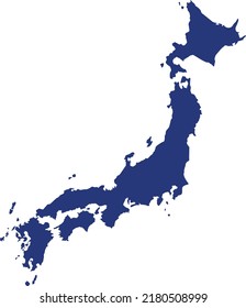 Vector Illustration of Japan map