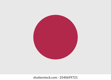 ilustração vetorial da bandeira japonesa