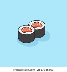 Vector illustration of Japanese food 
