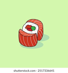 Vector illustration of Japanese food