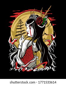 Garuda Indonesia Illustration Tshirt Design Stock Vector (Royalty Free ...