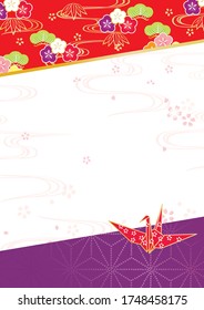 Vector illustration of Japanese pattern background