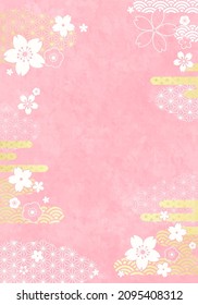 Ilustración vectorial de las nubes y flores de patrón japonesas

traducción: sakura (flor de cerezo) 