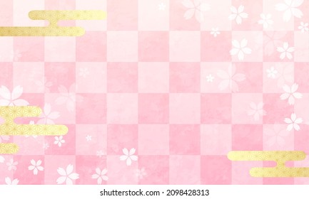 Vektorgrafik japanischer Muster von Blumen und Wolken

Übersetzung: Sakura (Kirschblüte) 