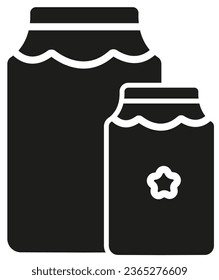 vector illustration of a jar on a transparent background