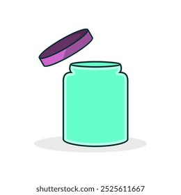 Vector illustration of a jar for saving money