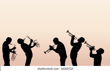 Trumpet Player Royalty Free Stock Svg Vector And Clip Art