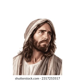 Vector Illustration of Jesus Christ.