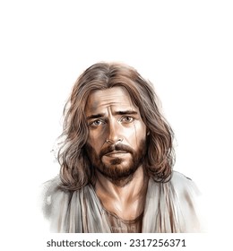 Vector Illustration of Jesus Christ.