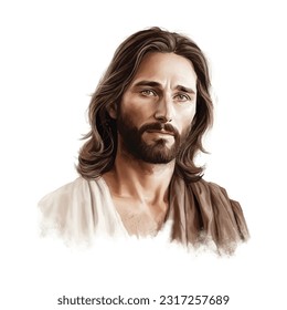 Vector Illustration of Jesus Christ.
