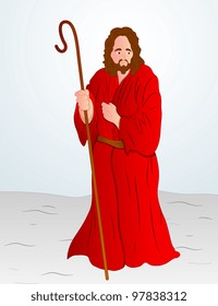 Vector Illustration Jesus Christ Stock Vector (Royalty Free) 97838312 ...