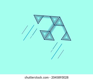 vector illustration of a jet plane in monochrome color