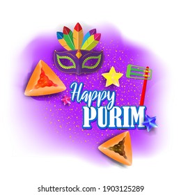 vector illustration for Jewish festival Purim