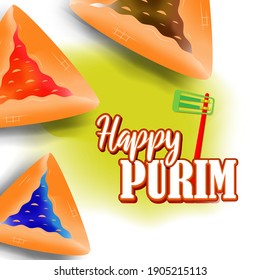 vector illustration for Jewish festival Purim